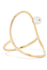 Anissa Kermiche Oval 14 Karat Gold Pearl Ring