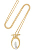 Charlotte Chesnais Turtle Gold Vermeil And Silver Necklace